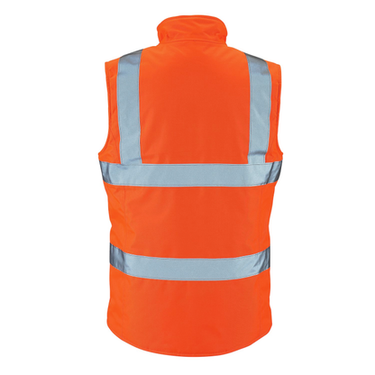Supertouch - Ladies Hi Vis Orange Anjali Body Warmer - HV305 - - Customisable Jacket