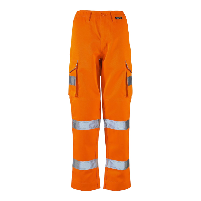 Supertouch - Ladies Hi Vis Orange Hana Combat Trouser - HV311 - - Customisable Trousers