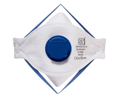Supertouch - FFP2 Tri-Folded Moulded Mask - P202 - - Customisable Respiratory Protect