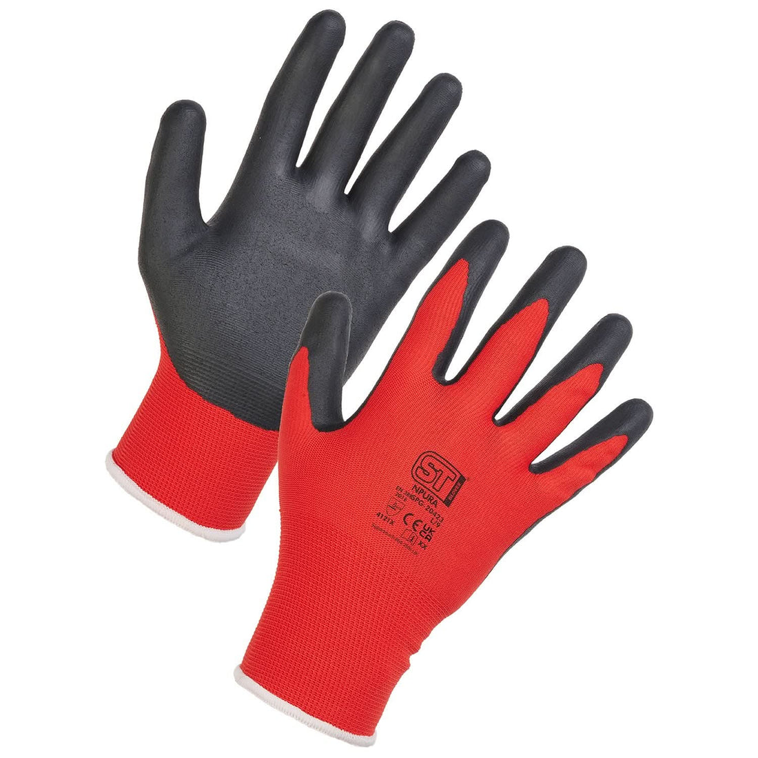 Supertouch - Supertouch NPURA Gloves - G110 - Red - Customisable General Handling