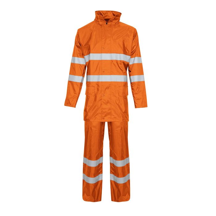 Supertouch Contractor Rainsuit - H143 - Orange - Customisable Bundle