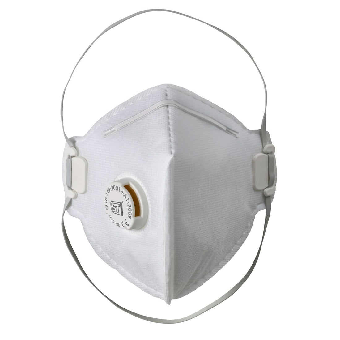 Supertouch - FFP2 Valved Flat Pack Respirator - P14 - White One Size - Customisable Respiratory Protect