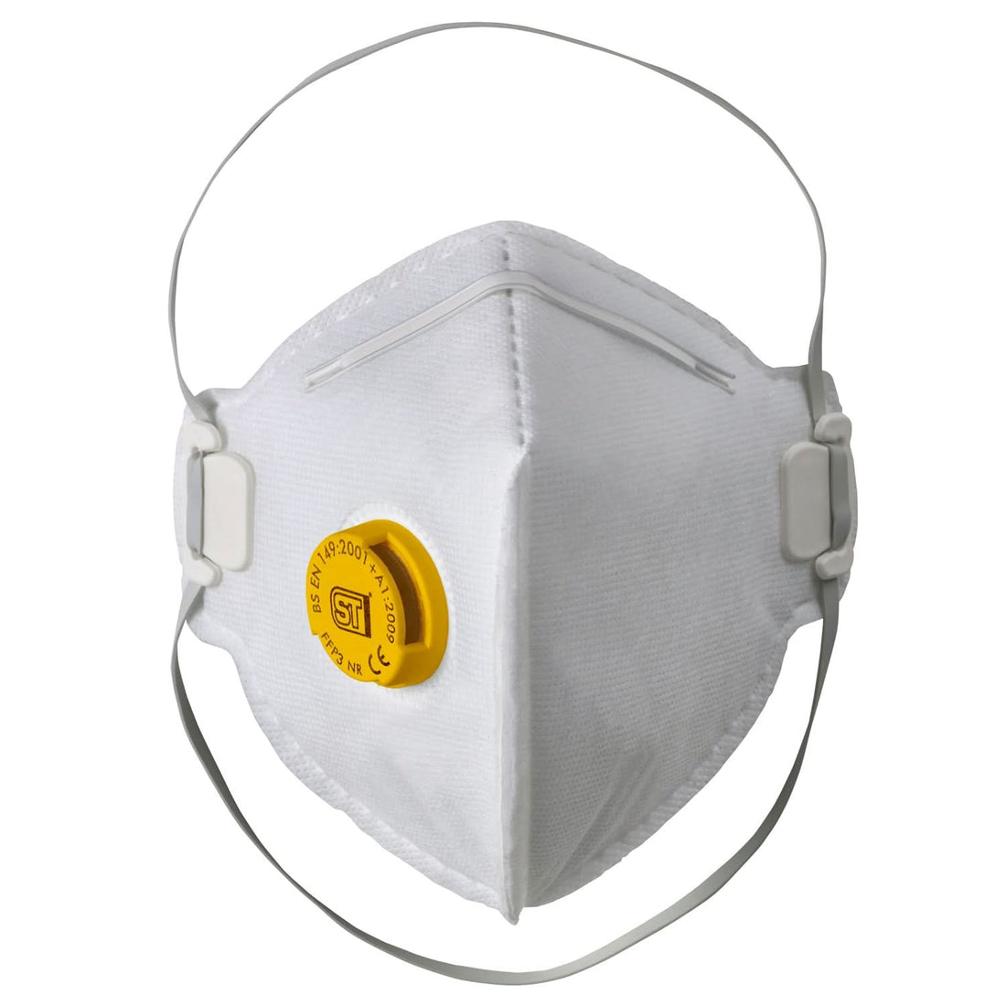 Supertouch - FFP3 Valved Flat Pack Respirator - P17 - White One Size - Customisable Supertouch