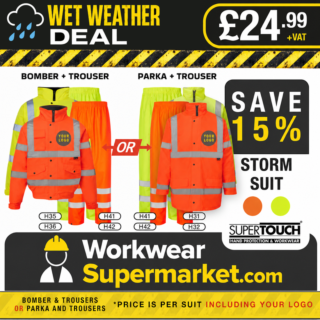 Supertouch Hi-Vis Storm Bundle