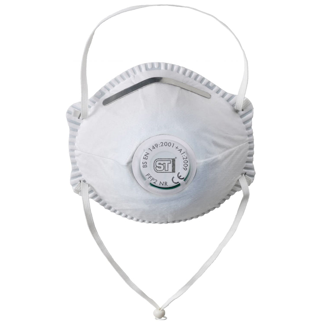 Supertouch - FFP2 Valved Moulded Respirator - P13 - White One Size - Customisable RPE - ST