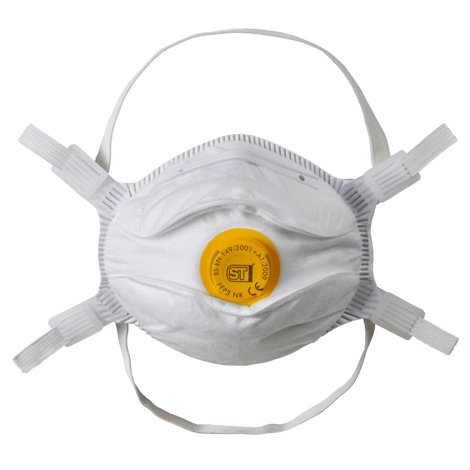 Supertouch FFP3 Valved Moulded Respirator - P16 - White One Size - Customisable Supertouch