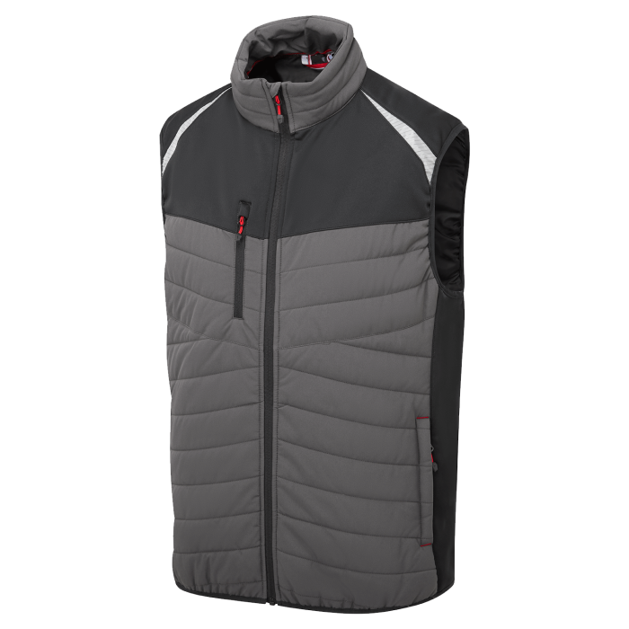 Supertouch Padded Bodywarmer - W018 - Grey - Customisable Bodywarmer