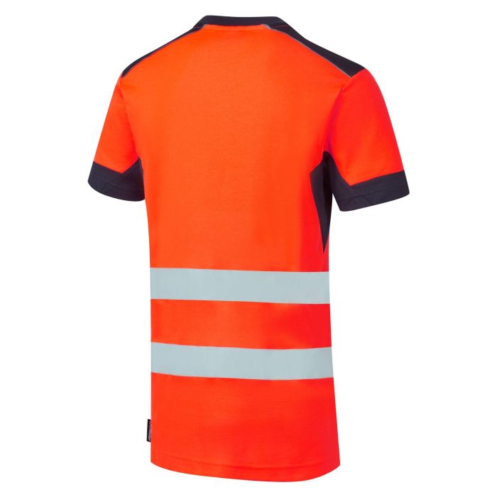 System Hi-Vis Eco CottonCool Orange T-Shirt - SYS12 - - Customisable T-Shirt