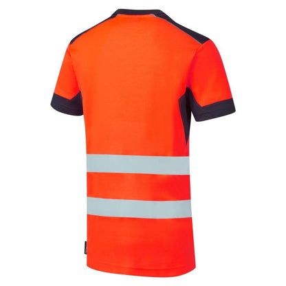System Hi-Vis Eco CottonCool Orange T-Shirt - SYS12 - - Customisable T-Shirt