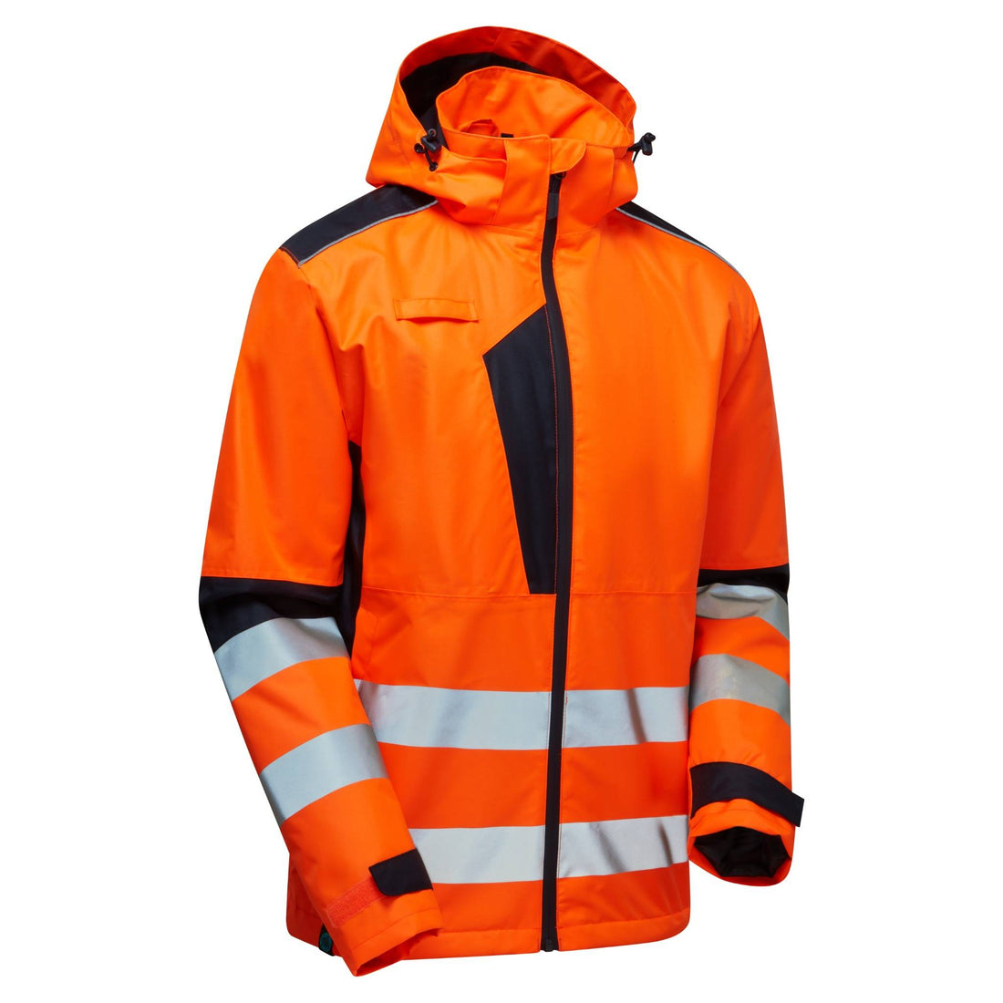 Supertouch Blue Sphere - HV System Eco Insulated Orange Jacket - SYS02 - Orange Navy - Customisable Jacket